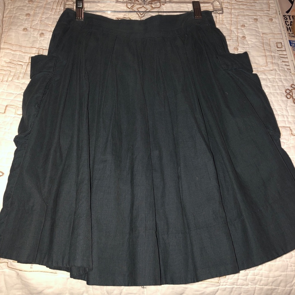 Micro-cord skirt from Anthropologie.